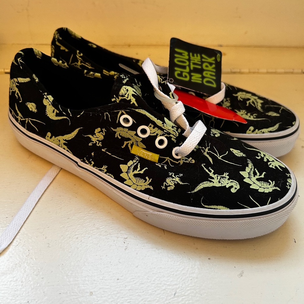 Vans dinosaur glow in the dark